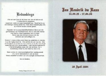 RAAN-DU-Jan-Hendrik-1928-2004-M