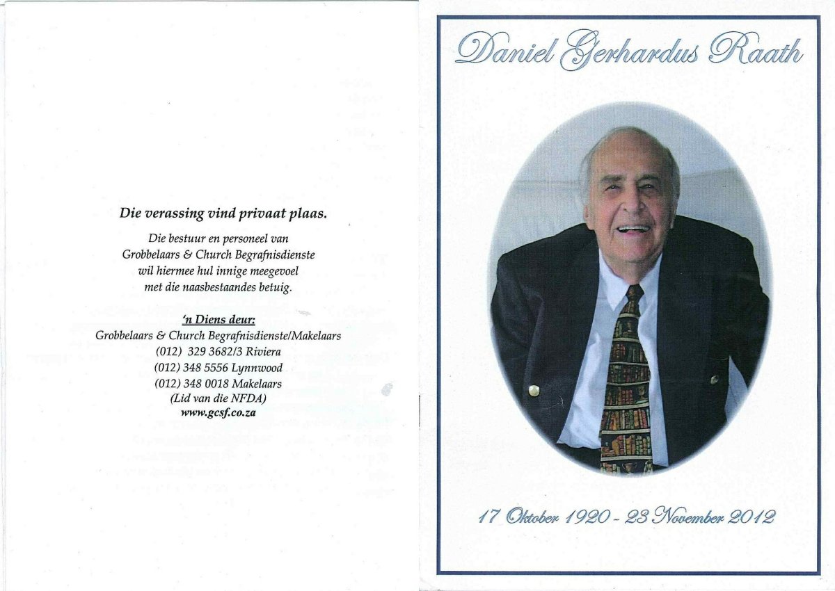 RAATH-Daniel-Gerhardus-Nn-Danie-1920-2012-M_1