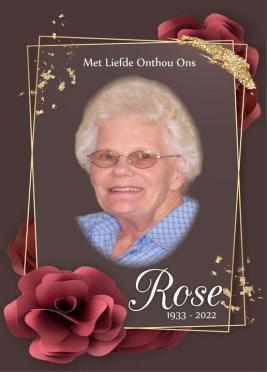 RABIE-Marguerite-Rosaleen-Nn-Rose-1933-2022-F