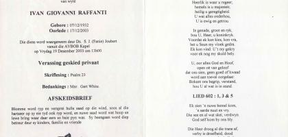 RAFFANTI-Surnames-Vanne