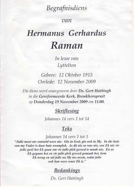 RAMAN, Hermanus Gerhardus 1915-2009_01