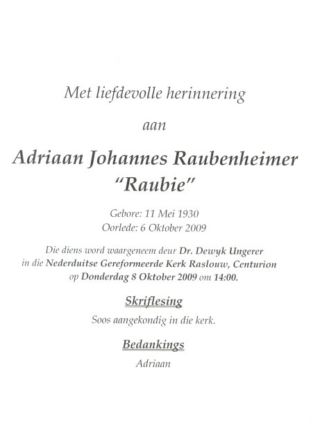 RAUBENHEIMER, Adriaan Johannes 1930-2009_02