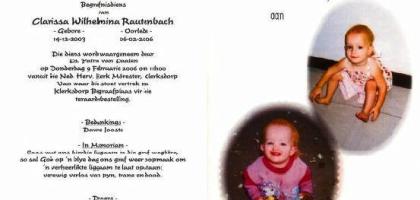 RAUTENBACH-Clarissa-Wilhelmina-2003-2006-F