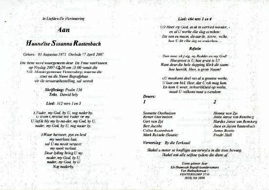 RAUTENBACH-Hannelise-Susanna-Nn-Hanna-1971-2007-F_1