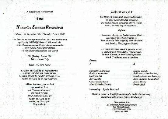 RAUTENBACH-Hannelise-Susanna-Nn-Hanna-1971-2007-F_1