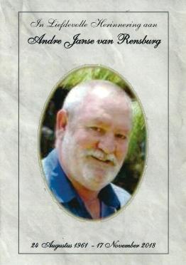 RENSBURG-JANSE-VAN-André-1961-2018-M