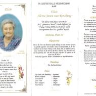 RENSBURG, Elzie Aletta JANSE van 1933-2006