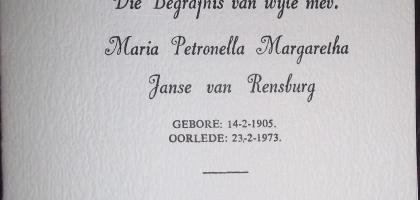 RENSBURG-JANSE-VAN-Maria-Petronella-Margaretha-1905-1973