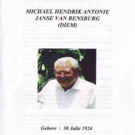 RENSBURG, Michael Hendrik Antonie JANSE van 1924-2009_1