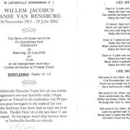RENSBURG, Willem Jacobus JANSE van 1913-2002_1