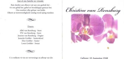 RENSBURG-VAN-Christine-1948-2009