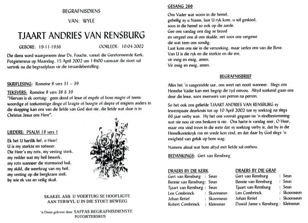 RENSBURG-Tjaart-Andries-van-1936-2002