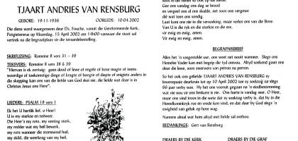 RENSBURG-VAN-Tjaart-Andries-1936-2002