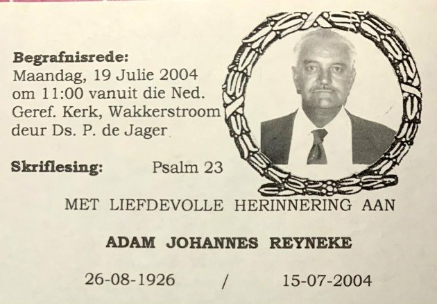REYNEKE-Adam-Johannes-Nn-Ampie-1926-2004-M_99