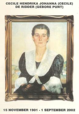 RIDDER-DE-Cecile-Hendrika-Johanna-Nn-Cecile-nee-Punt-1901-2002-F