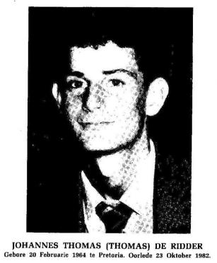 RIDDER-DE-Johannes-Thomas-Nn-Thomas-1964-1982-M