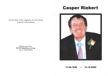 RIEKERT-Casper-1949-2009-M