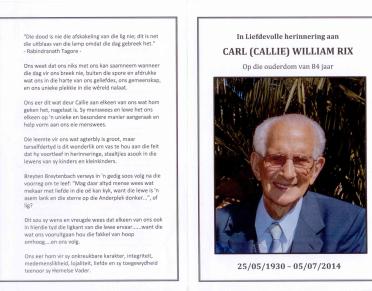 RIX-Carl-William-Nn-Callie-1930-2014-M