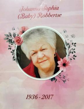 ROBBERTSE-Johanna-Sophia-Nn-Baby-1936-2017-F