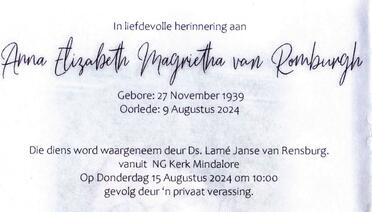 ROMBURGH-VAN-Anna-Elizabeth-Magrietha-Nn-Annatjie-1939-2024-F
