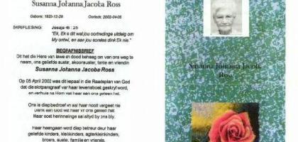 ROSS-Susanna-Johanna-Jacoba-1929-2002-F