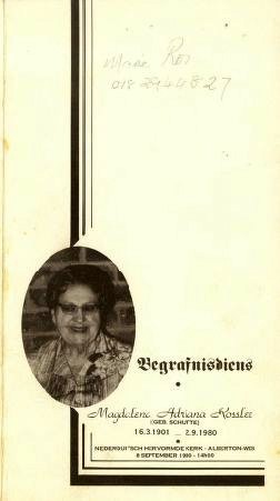 ROSSLEE-Magdalena-Adriana-nee-Schutte-1901-1980-F_1