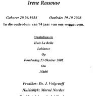 ROSSOUW, Irene 1934-2008_2