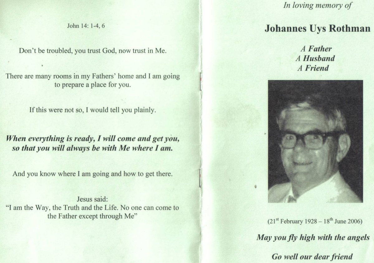 ROTHMAN-Johannes Uys-1928-2006-M_1