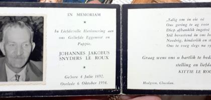 ROUX-LE-Johannes-Jacobus-Snyders-1892-1954-M