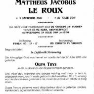 ROUX-LE-Mattheus-Jacobus-Nn-Thys-1927-2015-M_2.1