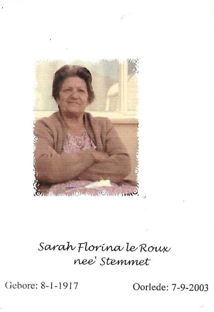 ROUX-LE-Sarah-Florinanee-Nn-Flos-nee-Stemmet-1917-2003-F_1