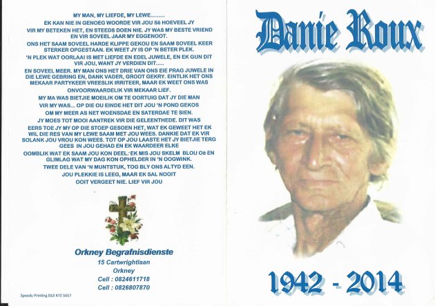 ROUX Pieter  Daniel 1942 -2014_1