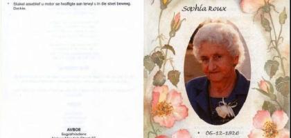 ROUX-Sophia-Nn-Sophie-1926-2009-F