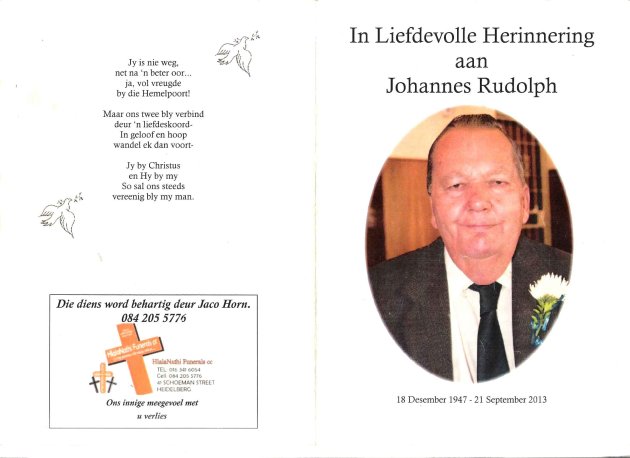 RUDOLPH, Johannes 1947-2013_01