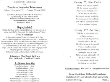 RUIVENKAMP-Surnames-Vanne