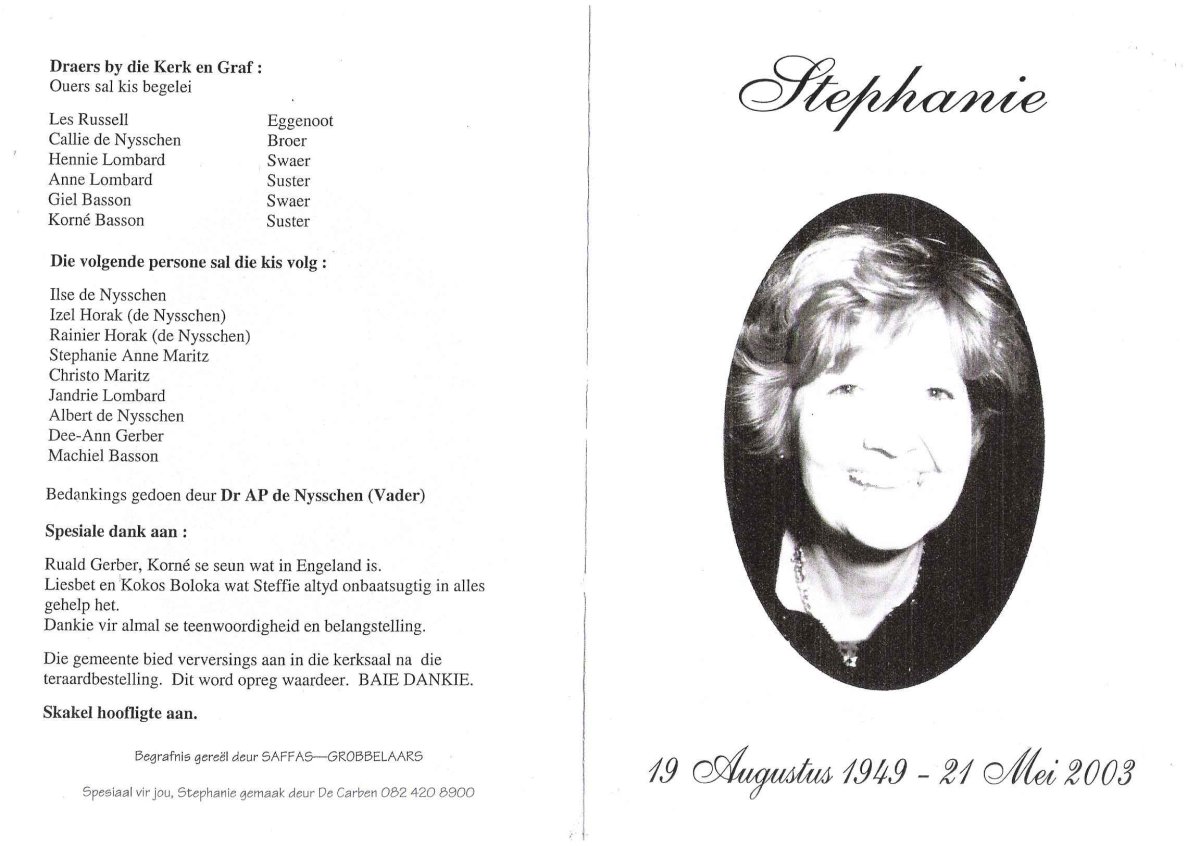 RUSSELL-Stephanie-Anne-Catharina-nee-DeNysschen-1949-2003-F_1