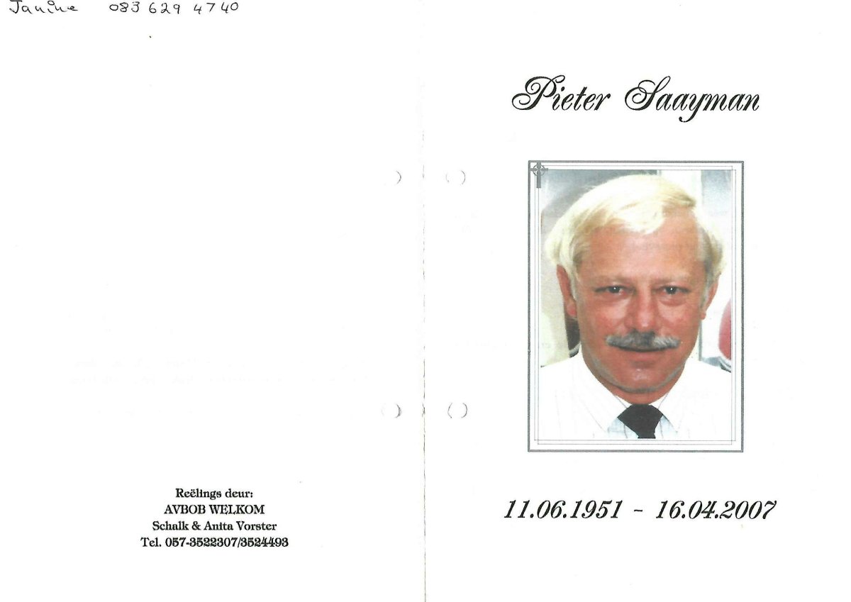 SAAYMAN-Pieter-Johannes-Nn-Pieter-1951-2007-M_1