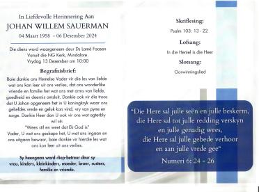 SAUERMAN-Johan-Willem-Nn-Johan-1958-2024-M