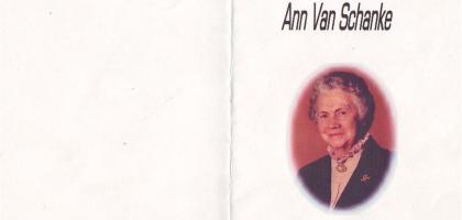 SCHANKE-VAN-Mary-Anny-Walker-Nn-Ann-née-DeBeer-1908-2000-F