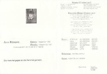 SCHEEPERS-Arno-1966-1997-M