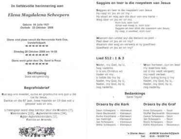 SCHEEPERS-Elena-Magdalena-1921-2008-F