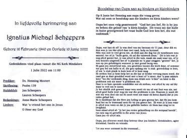 SCHEEPERS-Ignatius-Michael-1940-2022-M