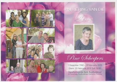SCHEEPERS-Isabel-Nn-Pine-nee-Pienaar-1942-2019-F