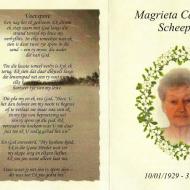 SCHEEPERS, Magrieta Catharina nee BRITS 1929-2013_01