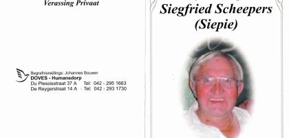 SCHEEPERS-Siegfried-Nn-Siepie-1934-2005-M