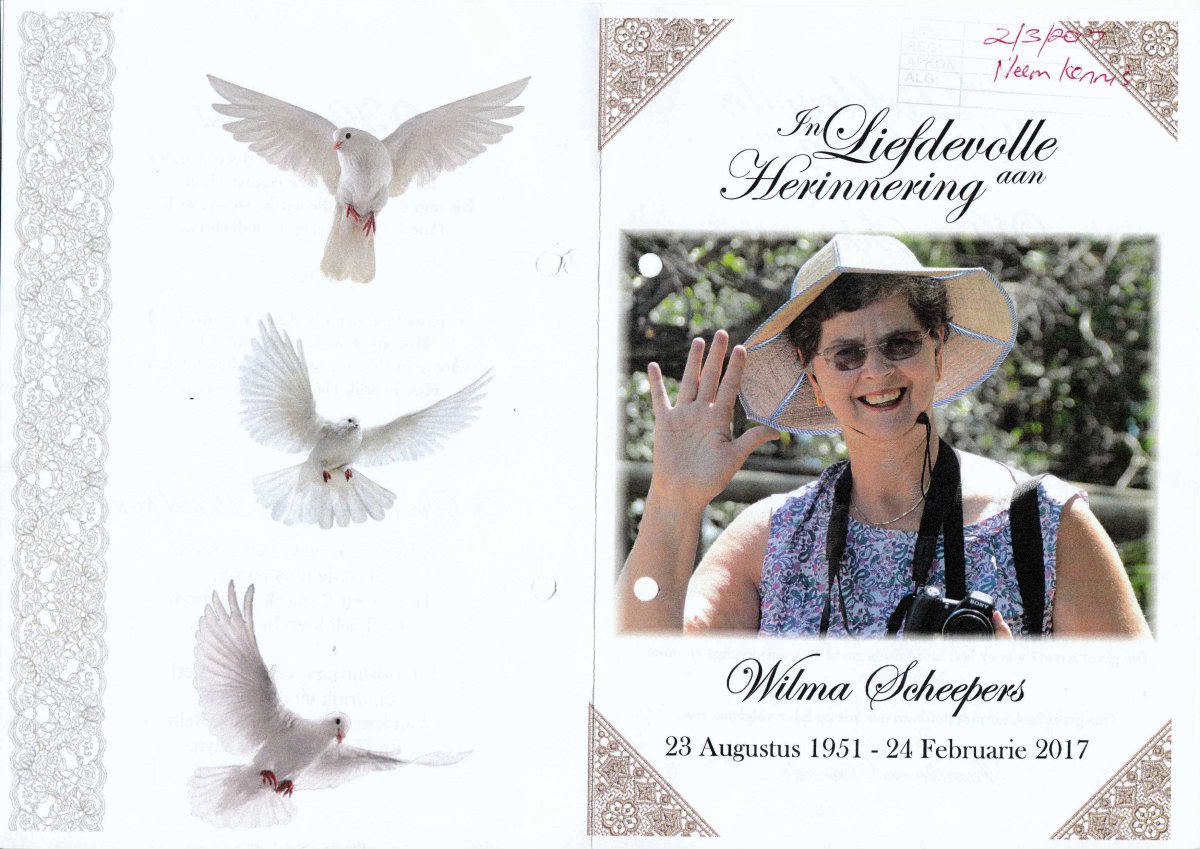 SCHEEPERS-Wilma-1951-2017-F_1