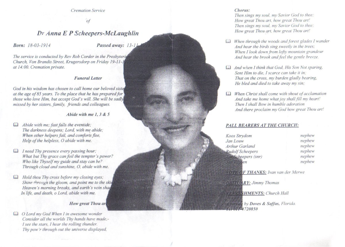 SCHEEPERS.McLAUGHLIN-Anna-Elizabeth-Prinsloo-nee-Scheepers-X-Venter-1914-1999-Dr.Sen-F_1