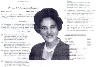 SCHEEPERS.McLAUGHLIN-Anna-Elizabeth-Prinsloo-nee-Scheepers-X-Venter-1914-1999-Dr.Sen-F_99