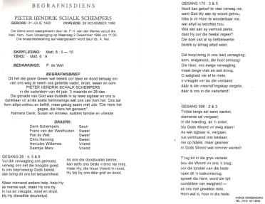 SCHEMPERS-Surnames-Vanne