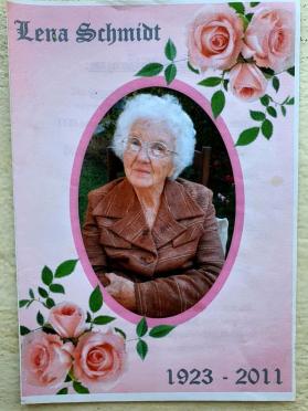 SCHMIDT-Helena-Catharina-Johanna-Nn-Lena-nee-Maré-1923-2011-F
